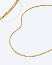 Golden Globe Necklace - 2mm